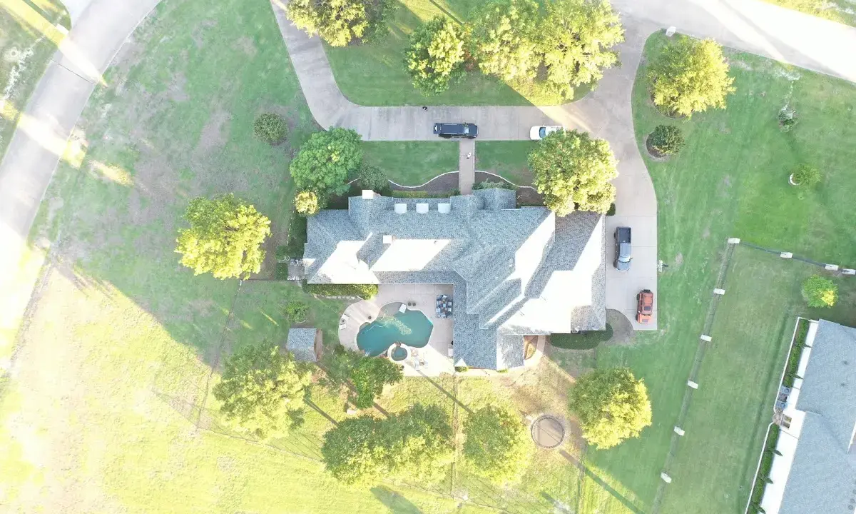 New shingle roof installation on a home in Coral Gables